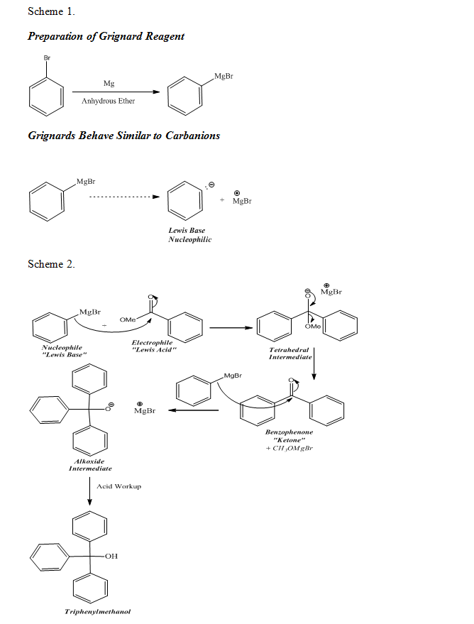 Triphenylmethanol and benzoic acid lab report Triphenylmethanol and benzoic acid lab report image