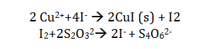 copper - Iodometric titration