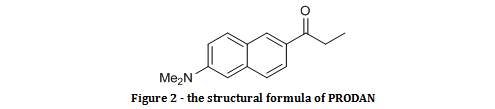 structural formula of PRODAN