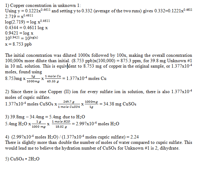 Calculations