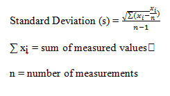 Standard Deviation